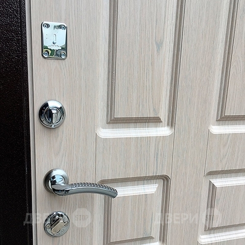 Входная металлическая Дверь Ратибор Комфорт Белёный дуб в Электростали