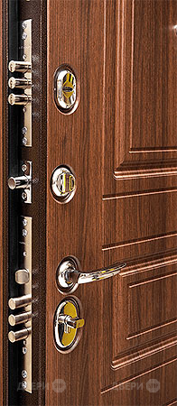 Входная металлическая Дверь Сударь МД-25 Орех бренди в Электростали