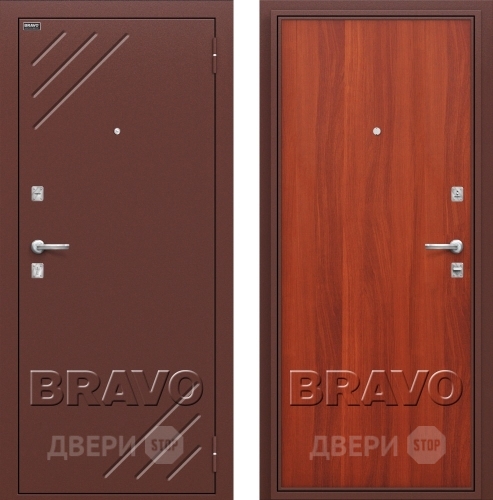 Дверь Bravo Оптим Стандарт Итальянский Орех в Электростали