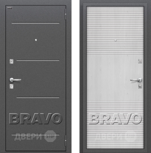 Входная металлическая Дверь Bravo Оптим Фит Pine Feelwood в Электростали