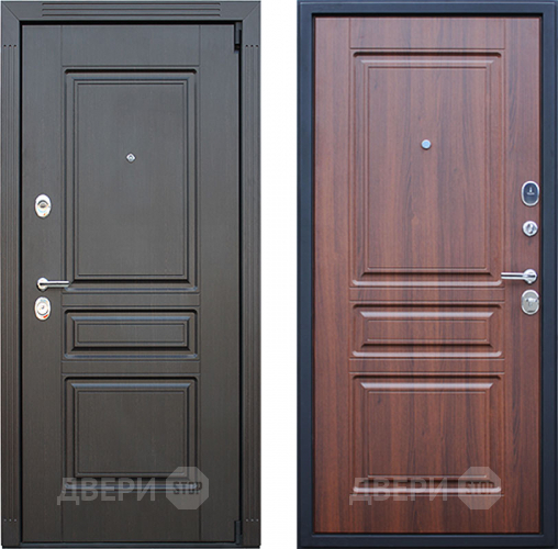 Входная металлическая Дверь АСД Гермес Орех бренди в Электростали