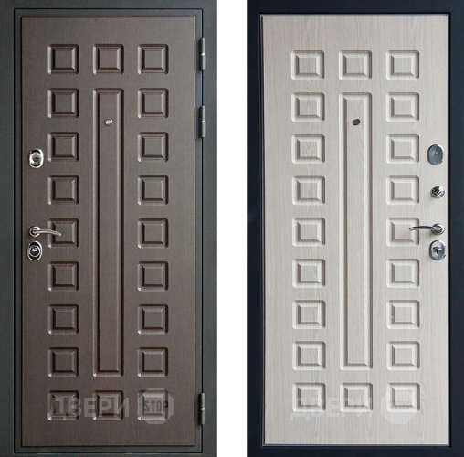 Входная металлическая Дверь Шелтер (SHELTER) Гладиатор дуб беленый в Электростали