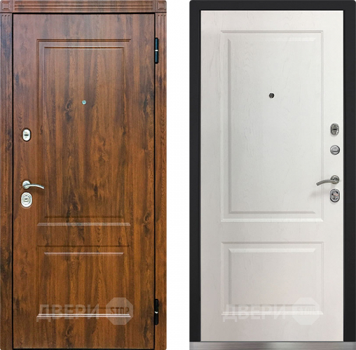 Входная металлическая Дверь Снедо V02 2К Альберо Браш Браун в Электростали