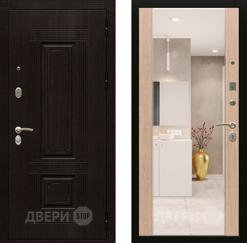 Входная металлическая Дверь Райтвер Мадрид с зеркалом в Электростали