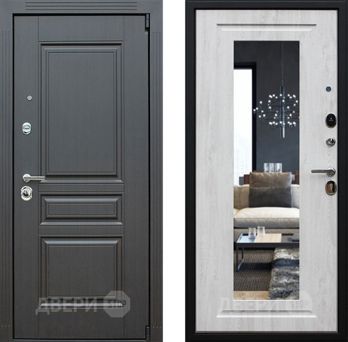 Входная металлическая Дверь АСД Гермес с зеркалом в Электростали