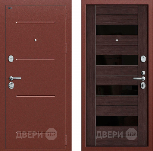 Входная металлическая Дверь Groff Т2-223 Wenge Veralinga в Электростали