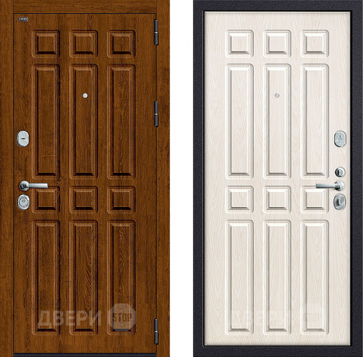 Входная металлическая Дверь Groff P3-315 Французский Дуб/Беленый Дуб в Электростали