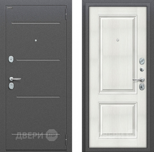 Входная металлическая Дверь Bravo Оптим Стиль Bianco Veralinga в Электростали