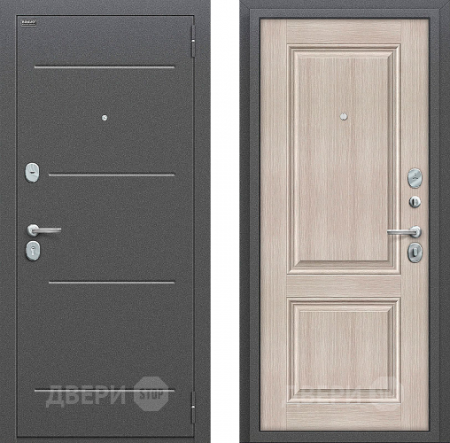 Входная металлическая Дверь Bravo Оптим Стиль Cappuccino Veralinga в Электростали