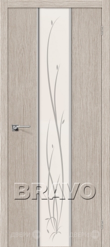 Межкомнатная дверь Глейс-2 Twig (3D Cappuccino) в Электростали