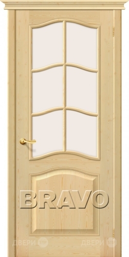 Межкомнатная дверь со стеклом М7 (Без отделки) в Электростали