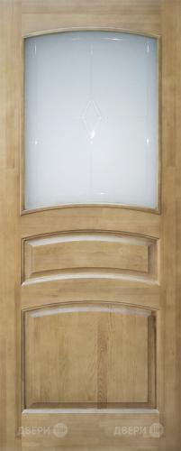 Межкомнатная дверь 16-ПО светлый лак в Электростали