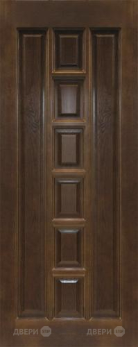 Межкомнатная дверь 11-ПГ темный лак в Электростали