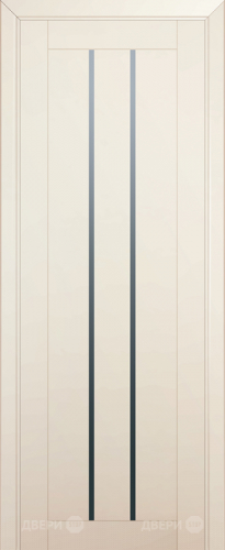 Межкомнатная дверь ProfilDoors 49U магнолия-сатинат (графит) в Электростали