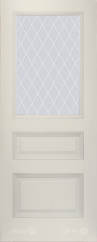 Межкомнатная дверь ProfilDoors 67U магнолия-сатинат (ромб) в Электростали