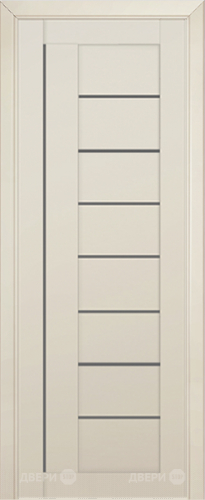 Межкомнатная дверь ProfilDoors 17U магнолия сатинат (графит) в Электростали