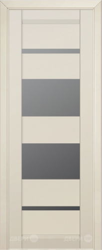 Межкомнатная дверь ProfilDoors 72U магнолия сатинат (графит) в Электростали