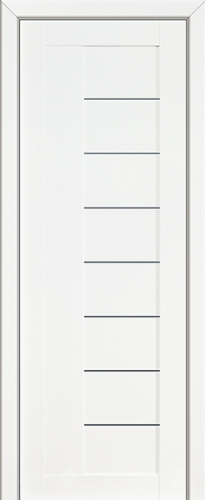 Межкомнатная дверь ProfilDoors 17L белый люкс (графит) в Электростали