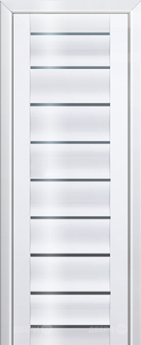 Межкомнатная дверь ProfilDoors 76L белый люкс (графит) в Электростали