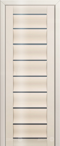 Межкомнатная дверь ProfilDoors 76L магнолия люкс (графит) в Электростали