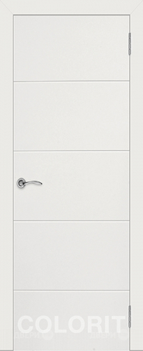 Межкомнатная дверь Граффити 2 ПГ белая эмаль в Электростали