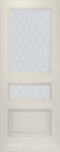 Межкомнатная дверь ProfilDoors 68U магнолия сатинат (ромб) в Электростали