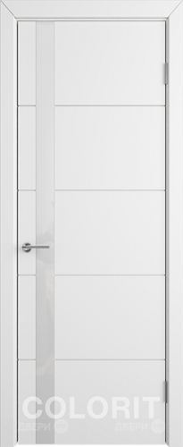 Межкомнатная дверь К4 ПО белая эмаль в Электростали