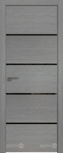 Межкомнатная дверь ProfilDoors 20 ZN Грувд (черный лак) в Электростали