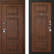 Входная металлическая Дверь (Дверной Континент) Порта Темный орех в Электростали