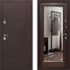 Входная металлическая Дверь Престиж 100 с зеркалом Медь/Венге в Электростали