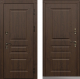 Входная металлическая Дверь Сибирь Термо-Премиум темный дуб в Электростали