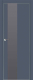 Межкомнатная дверь ProfilDoors 5E Антрацит (серебряный лак) в Электростали