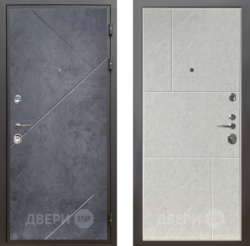 Входная металлическая Дверь Шелтер (SHELTER) Комфорт Бетон урбан индиго 9 Гранит лава лайт в Электростали