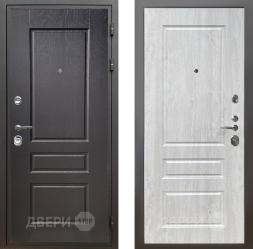 Входная металлическая Дверь Шелтер (SHELTER) Комфорт Дуб английский 2 Сосна белая в Электростали