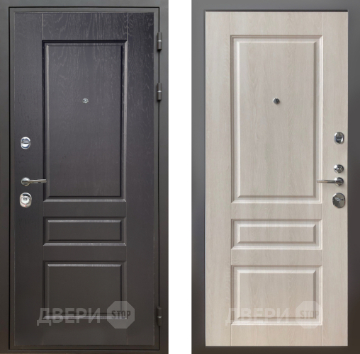 Входная металлическая Дверь Шелтер (SHELTER) Комфорт Дуб английский 3 Дуб филадельфия крем в Электростали