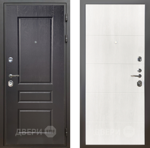 Входная металлическая Дверь Шелтер (SHELTER) Комфорт Дуб английский 7 Дуб филадельфия крем в Электростали