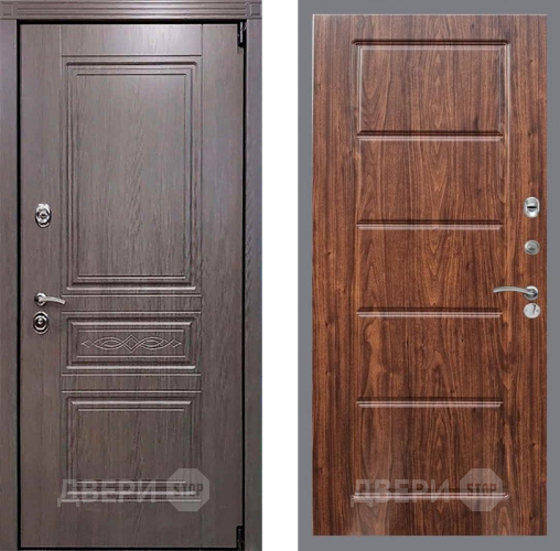 Входная металлическая Дверь Рекс (REX) Пренмиум-S FL-39 орех тисненый в Электростали