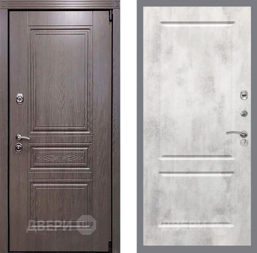 Входная металлическая Дверь Рекс (REX) Пренмиум-S FL-117 Бетон светлый в Электростали