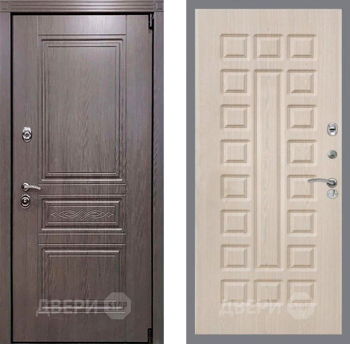 Входная металлическая Дверь Рекс (REX) Пренмиум-S FL-183 Беленый дуб в Электростали