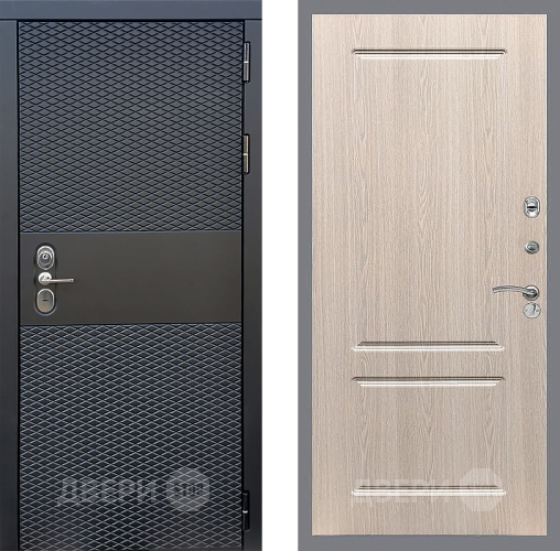 Входная металлическая Дверь Стоп БЛЭК CISA ФЛ-117 Беленый дуб в Электростали