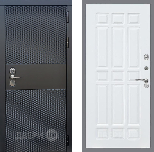 Входная металлическая Дверь Стоп БЛЭК CISA ФЛ-33 Силк Сноу в Электростали