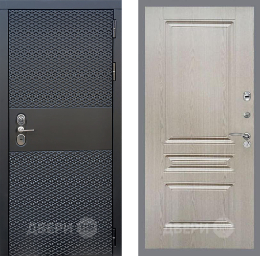 Входная металлическая Дверь Стоп БЛЭК CISA ФЛ-243 Беленый дуб в Электростали