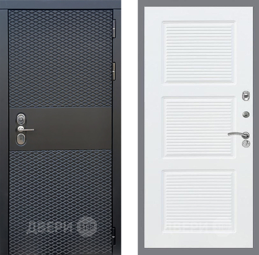 Дверь Стоп БЛЭК CISA ФЛ-1 Силк Сноу в Электростали