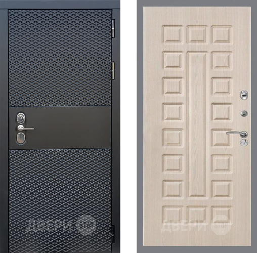 Входная металлическая Дверь Стоп БЛЭК CISA ФЛ-183 Беленый дуб в Электростали