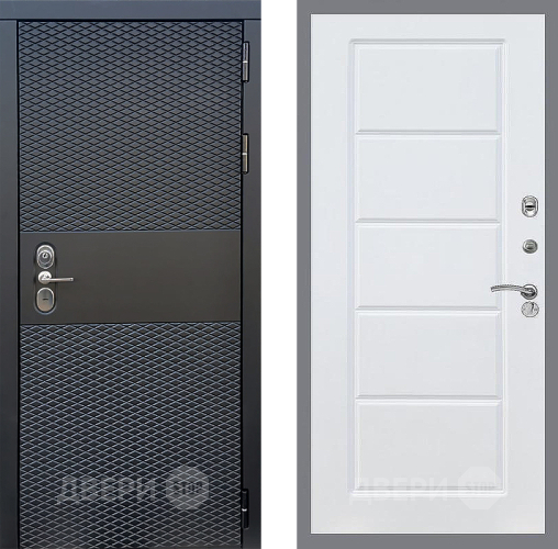 Входная металлическая Дверь Стоп БЛЭК CISA ФЛ-39 Силк Сноу в Электростали