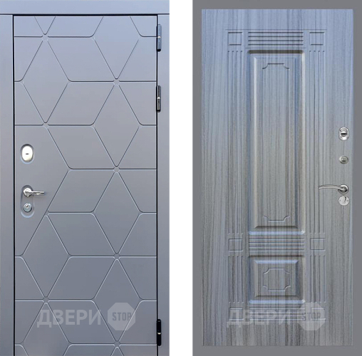 Входная металлическая Дверь Стоп КОСМО ФЛ-2 Сандал грей в Электростали