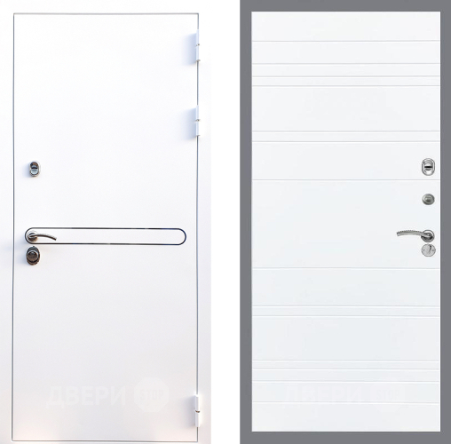 Входная металлическая Дверь Стоп Лайн Вайт Лайн Силк Сноу в Электростали