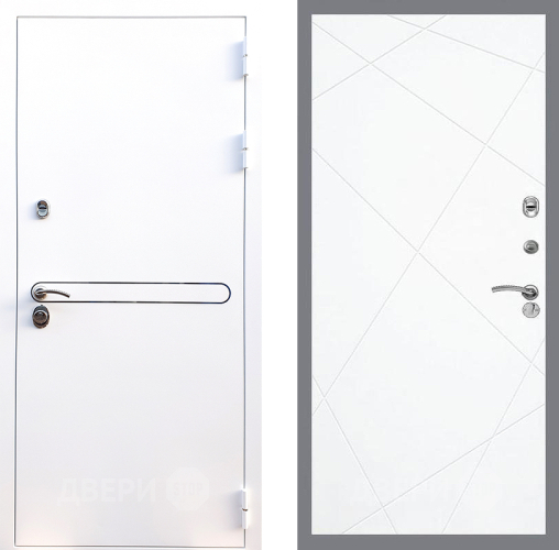 Входная металлическая Дверь Стоп Лайн Вайт ФЛ-291 Силк Сноу в Электростали