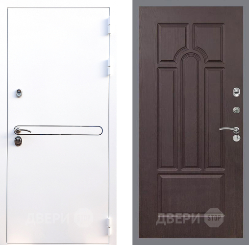 Входная металлическая Дверь Стоп Лайн Вайт ФЛ-58 Венге в Электростали