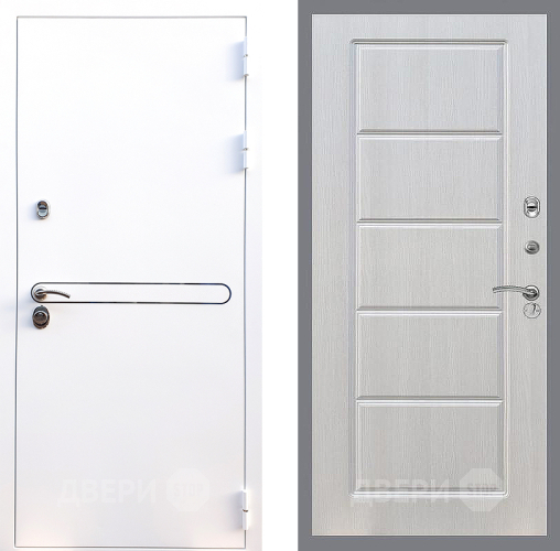 Входная металлическая Дверь Стоп Лайн Вайт ФЛ-39 Лиственница беж в Электростали